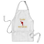 Winking Red Lobster I'm Naked Under This Shell aprons