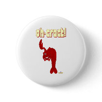 Winking Red Lobster Oh Crack buttons