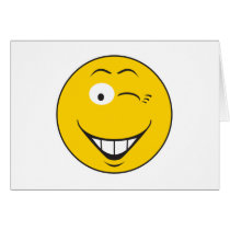 Winking Smiley Face cards by doonidesigns Winking Smiley Face cards
