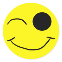 Winking Smiley Sticker stickers