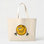 Winking - toon canvas bag