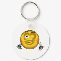 Winking - toon keychains