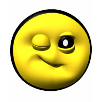 Winking yellow smiley t-shirts by SmileyFaceStore Winking yellow smiley t-shirts