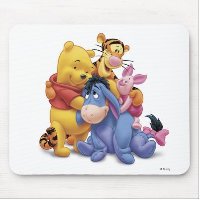 Winne the Pooh and Friends Disney mousepads
