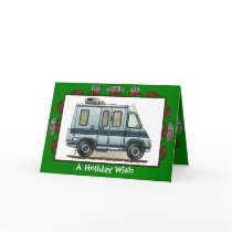 Winnebago Lasharo Camper RV Holiday Wish Cards
