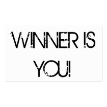 winner business cards