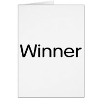 Winner Greeting Card