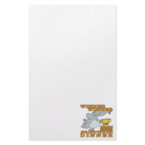 winner elephant peanut butter sandwich dinner customized stationery