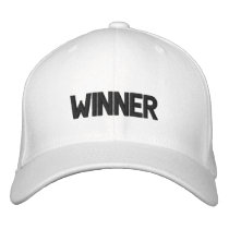 Winner embroidered hats by The_Rude_Boy_Ball Winner embroidered hats