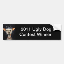 Winner of the Ugly Dog Contest 2011 bumper stickers