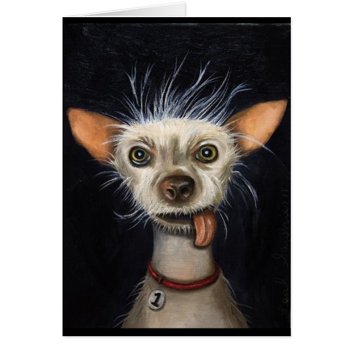 Winner of the Ugly Dog Contest 2011 Greeting Cards