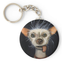 Winner of the Ugly Dog Contest 2011 Key Chain