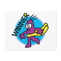 Winner postcards