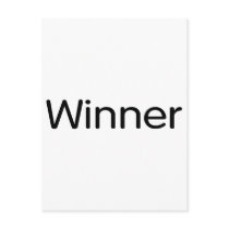 Winner Post Cards