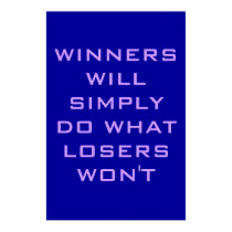 Winner posters by JoeSzost Winner posters