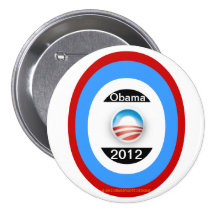 Winner’s Circle Obama 2012 "O" and 3D Obama Logo 3 Pins