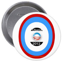 Winner’s Circle Obama 2012 "O" and 3D Obama Logo 4 Pin