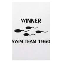 winner swim team 1960 icon stationery