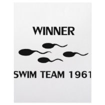 winner swim team 1961 icon letterhead