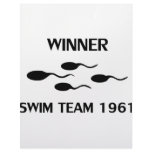 winner swim team 1961 icon letterhead