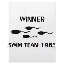 winner swim team 1963 icon letterhead template