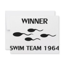 winner swim team 1964 icon invitations