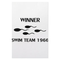 winner swim team 1966 icon stationery