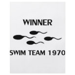 winner swim team 1970 icon custom flyer