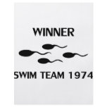 winner swim team 1974 icon custom flyer