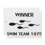 winner swim team 1975 icon invitations
