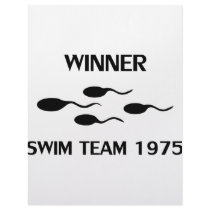 winner swim team 1975 icon letterhead