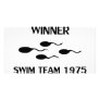 winner swim team 1975 icon personalized photo card