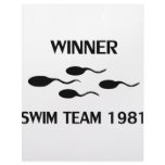 winner swim team 1981 icon personalized letterhead