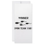 winner swim team 1981 icon custom rack card