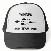 winner swim team 1982 icon hat