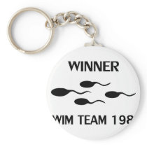 winner swim team 1982 icon keychain
