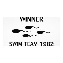 winner swim team 1982 icon photo cards