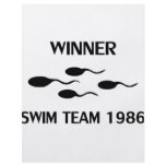 winner swim team 1986 icon full color flyer