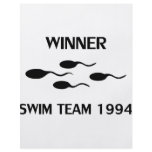 winner swim team 1994 icon flyer design