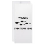 winner swim team 1999 icon rack card design