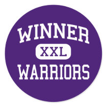 Winner - Warriors - High - Winner South Dakota stickers