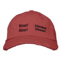 Winner! Winner! Chicken Dinner! Embroidered Hat