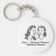 Winner Winner Chicken Dinner Funny Key Chain