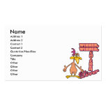 winner winner chicken dinner humor cartoon business cards