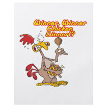 winner winner chicken dinner irony humor full color flyer