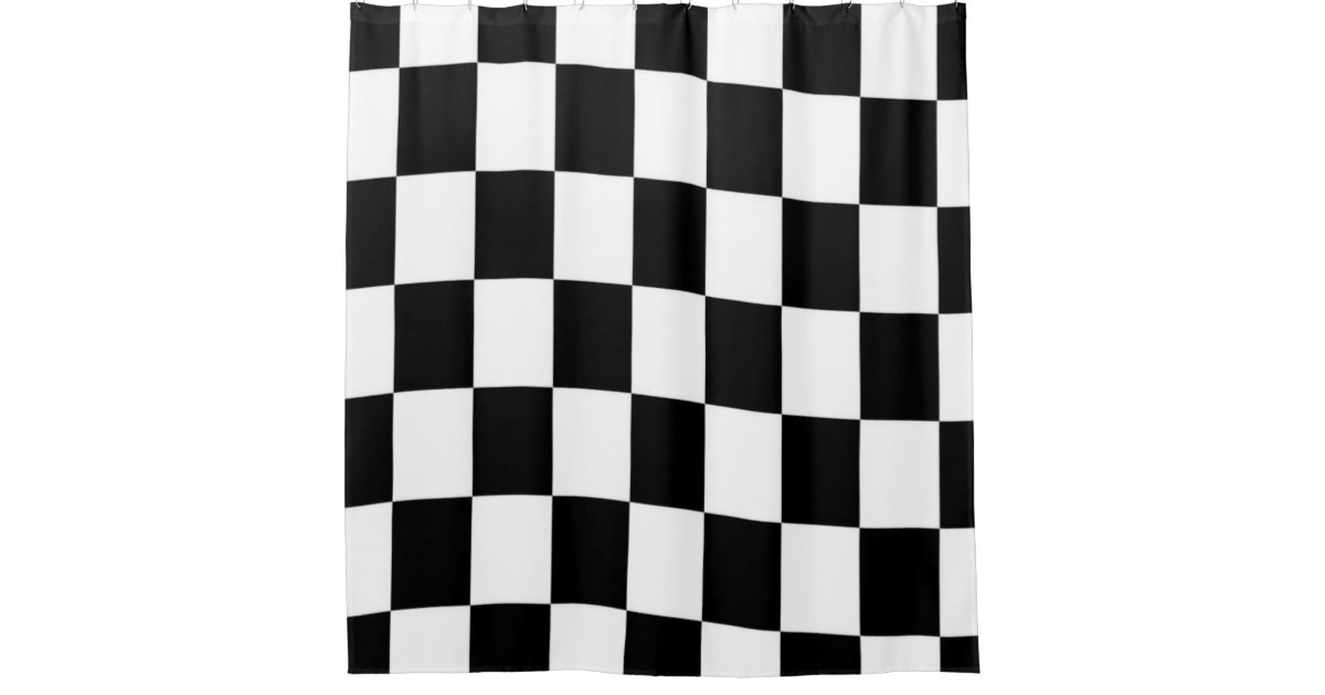 WINNER'S FLAG SHOWER CURTAIN Zazzle