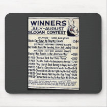Winners July - August Slogan Contest mousepads by ww2posters Winners July - August Slogan Contest mousepads