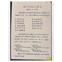 Winners, Month Of July, Watch For Names Of Winners flyers