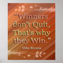 Winners-Motivational Message Print