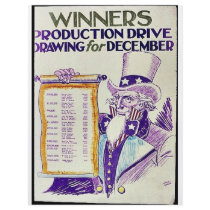 Winners Production Drive Drawing For December flyers